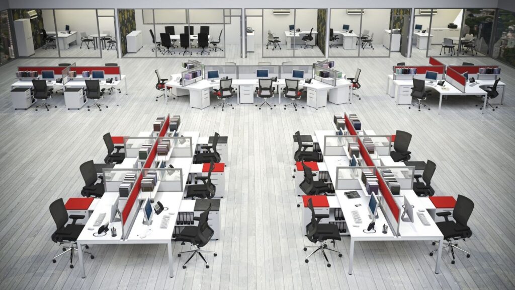 Modern Office Efficiency for Workstation Table services